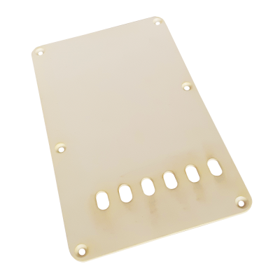【YJB PARTS】 ストラト用バックプレート ビンテージタイプ レリックエイジドホワイト1P 【メール便送料無料】