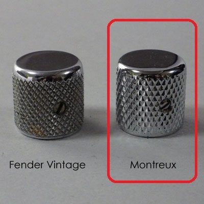 【60's系メタルノブ】 Montreux TL 62 Barrel Knob ver.2 【軽量アルミ素材】【メール便対応】