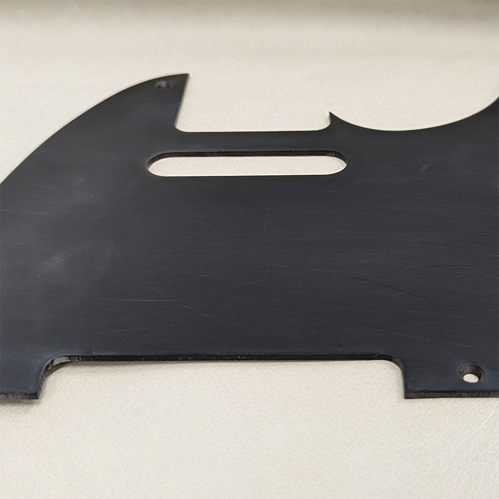 【YJB PARTS】 TL50's テレキャスター用ピックガード レリックマットブラック1P インチ 【メール便対応】