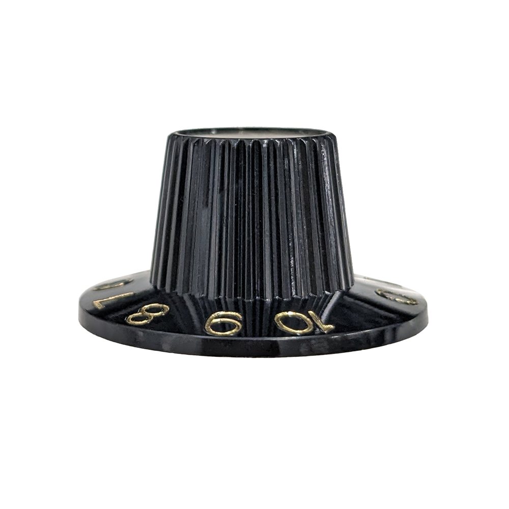 【YJB PARTS】 ソンブレロノブ ゴールドトップ インチ ブラック/VOL. 【メール便対応】