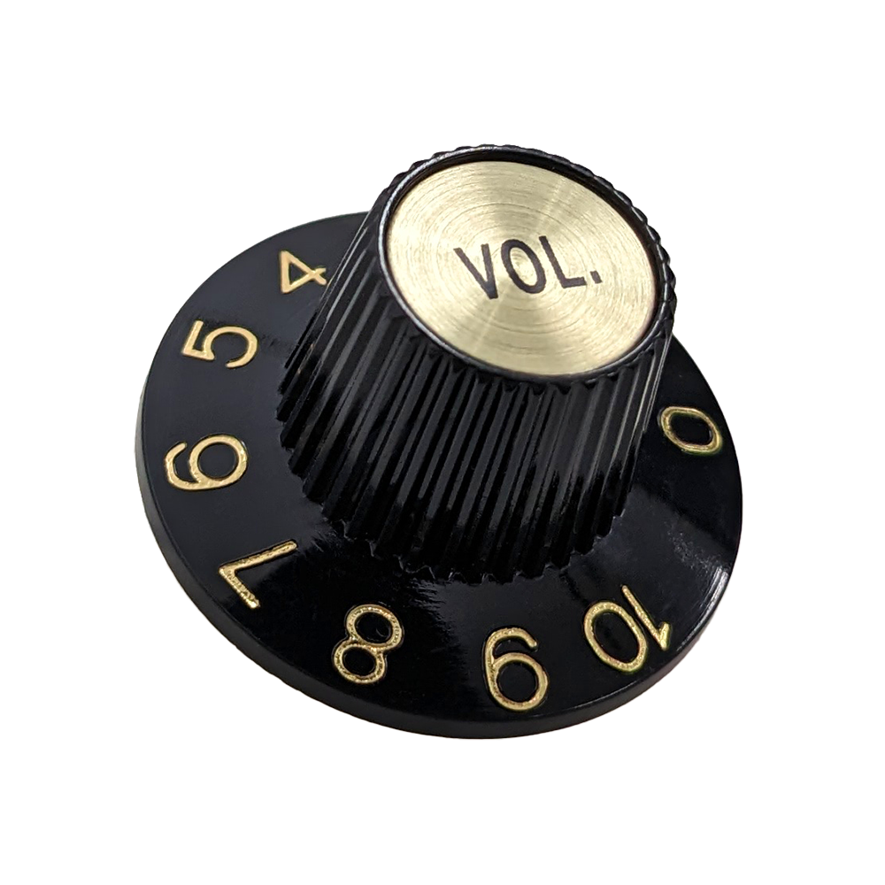 YJB PARTS】 ソンブレロノブ ゴールドトップ インチ ブラック/VOL