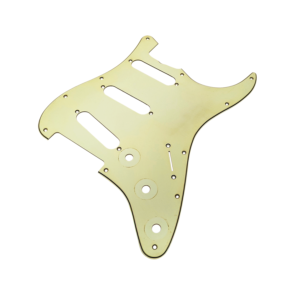 YJB PARTS ST'65 ストラト用ピックガード エイジドギターパーツ レリックミントグリーン3Ply インチ 日本製【メール便対応】