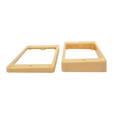 【日本製】 YJB PARTS エスカッション アイボリー フラットボトム (ビス付き) 【メール便送料無料】