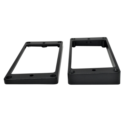 【日本製】 YJB PARTS エスカッション ブラック フラットボトム (ビス付き) 【メール便送料無料】