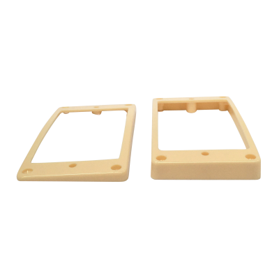 【日本製】 YJB PARTS エスカッション アイボリー カーブド (ビス付き) 【メール便送料無料】