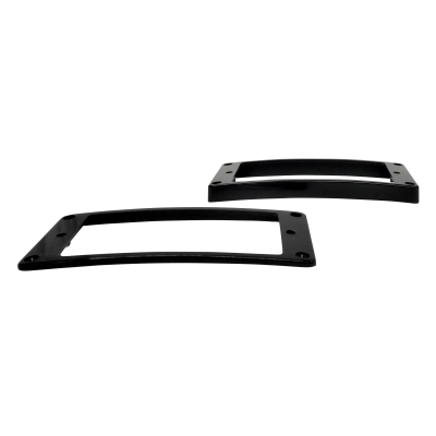 【日本製】 YJB PARTS エスカッション ブラック カーブド (ビス付き) 【メール便送料無料】