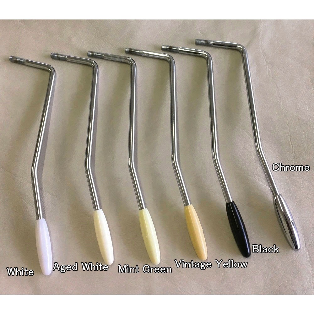 YJB PARTS トレモロアーム クローム ギターパーツ インチ ブラック