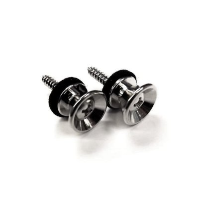 【YJB PARTS】 Fタイプエンドピンペア フェルト付き クローム 【メール便送料無料】