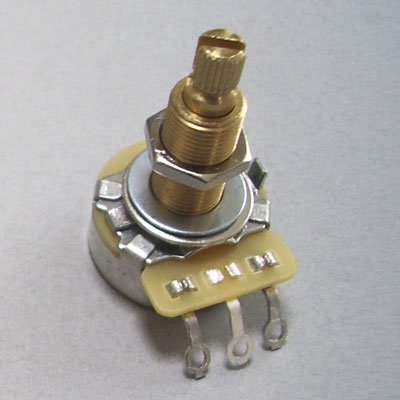【音漏れ改善に】 CUSTOM CTS Aカーブ 500K Long Split 【ロングシャフトポット】 【メール便送料無料】