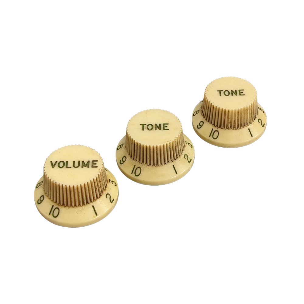 受注製作】 レリックストラトノブセット Dark Green Letters ver