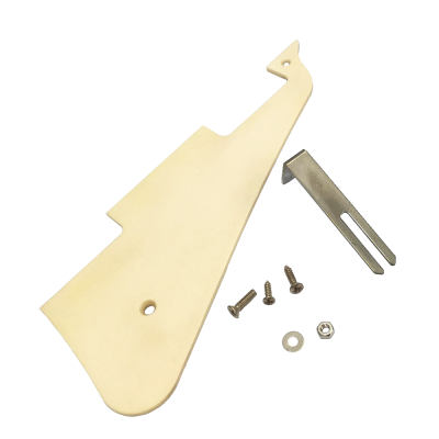 【YJB PARTS】 LP STD レスポールスタンダード用ピックガード/ブラケット レリックライトアイボリー インチ 【メール便送料無料】