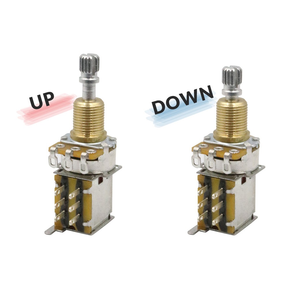 SCUD(スカッド) Aカーブ500K スイッチポット(プッシュプッシュ) ミリ 【メール便対応】