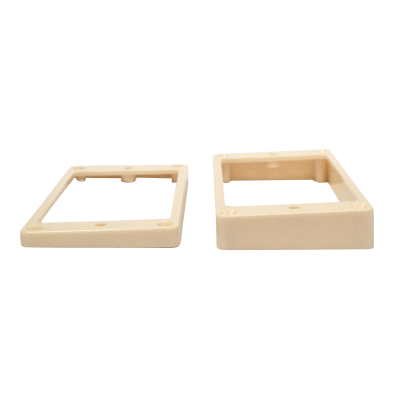 【日本製】 YJB PARTS エスカッション ビンテージアイボリー フラットボトム (ビス付き) 【メール便送料無料】