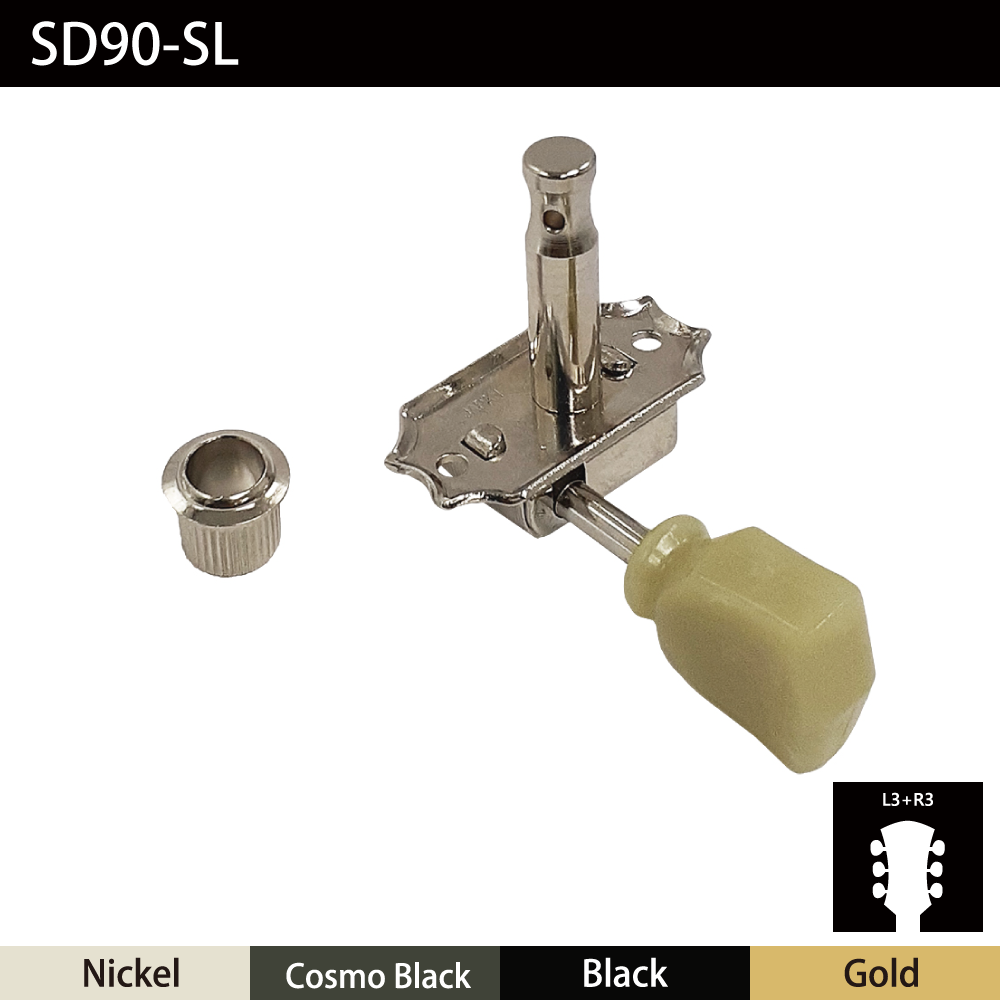 【取り寄せ】 GOTOH SD90-SL コスモブラック/ブラック/ゴールド 【ギブソン系大定番モデル】 【宅配便A】