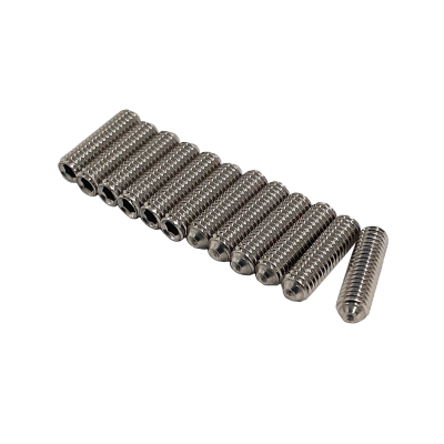 YJB PARTS】 弦高調整イモネジ ステンレス ミリ規格 10mm 12本入り