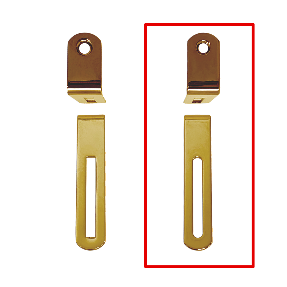 YJB PARTS LPピックガードブラケット インチサイズ モダンスタイル ゴールド 【メール便送料無料】