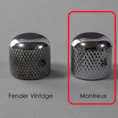 【50's系メタルノブ】 Montreux TL 52 Dome Knob ver.2 【メール便対応】