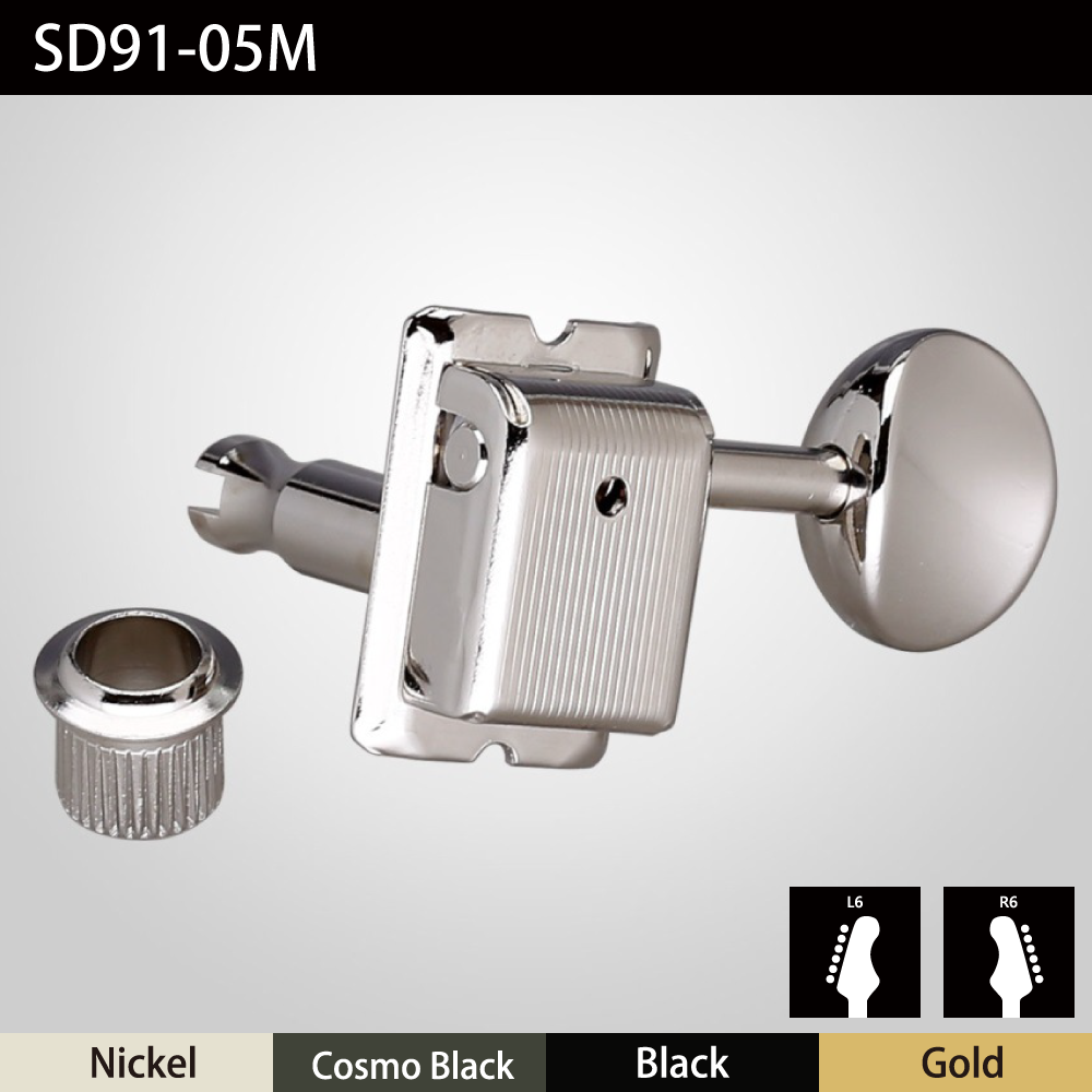 【取り寄せ】 GOTOH SD91-05M ニッケル/コスモブラック/ブラック/ゴールド 【フェンダータイプ定番モデル】 【宅配便A】