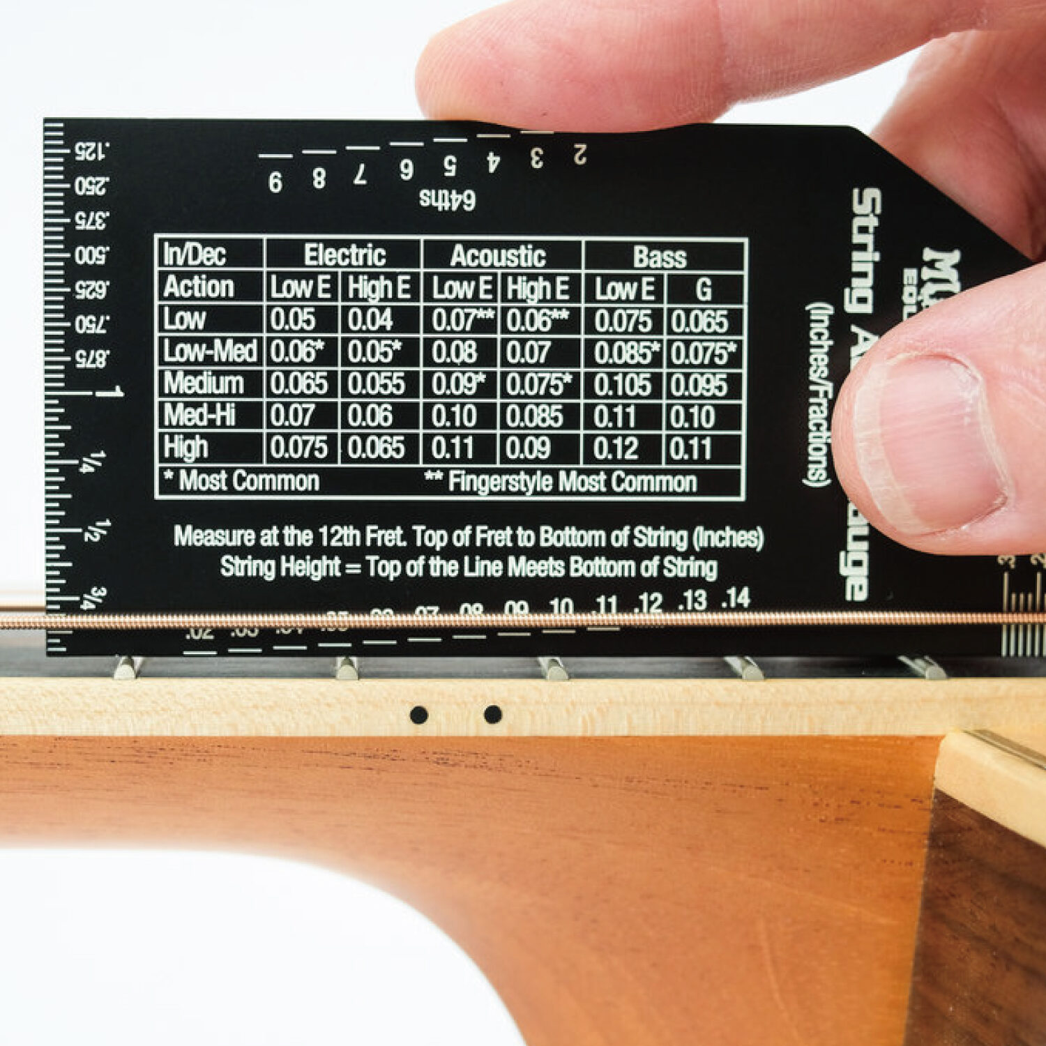 MUSIC NOMAD 弦高測定ゲージ MN602 【メール便対応】