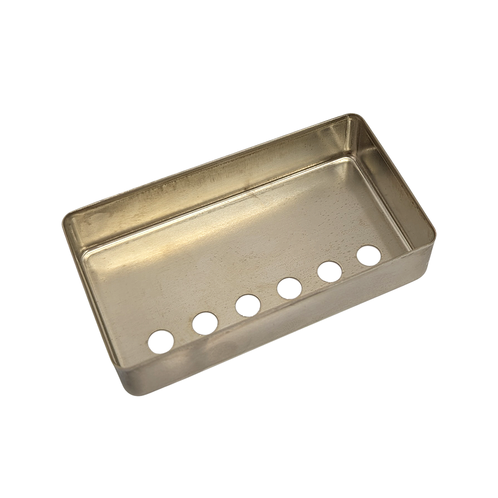 YJB PARTS ハムバッカーピックアップカバー インチサイズ9.8mmピッチ Unplated 【メール便送料無料】