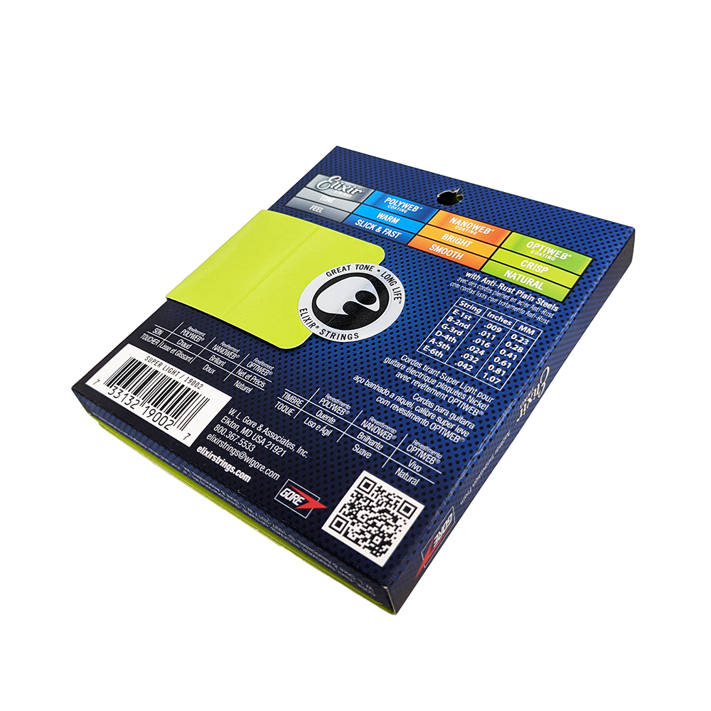 ELIXIR 19052 OPTIWEB Light .010-.046 エレキギター弦 【メール便対応】