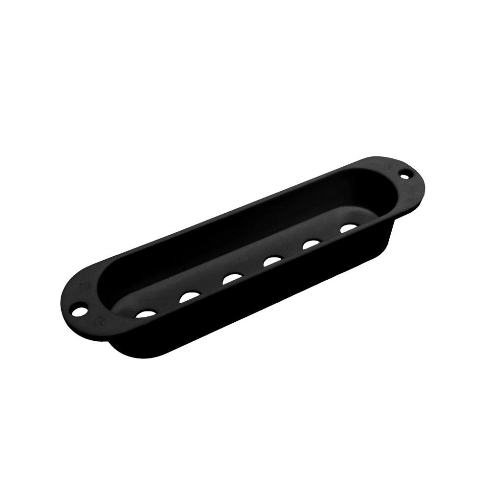 【YJB PARTS】 ストラト用ピックアップカバーセット ブラック 【国内生産品】 【メール便送料無料】