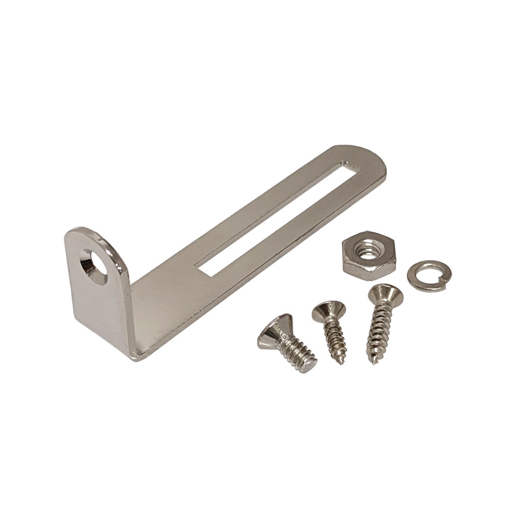 YJB PARTS LPピックガードブラケット スチール製インチサイズ ヴィンテージスタイル ニッケル 【メール便送料無料】