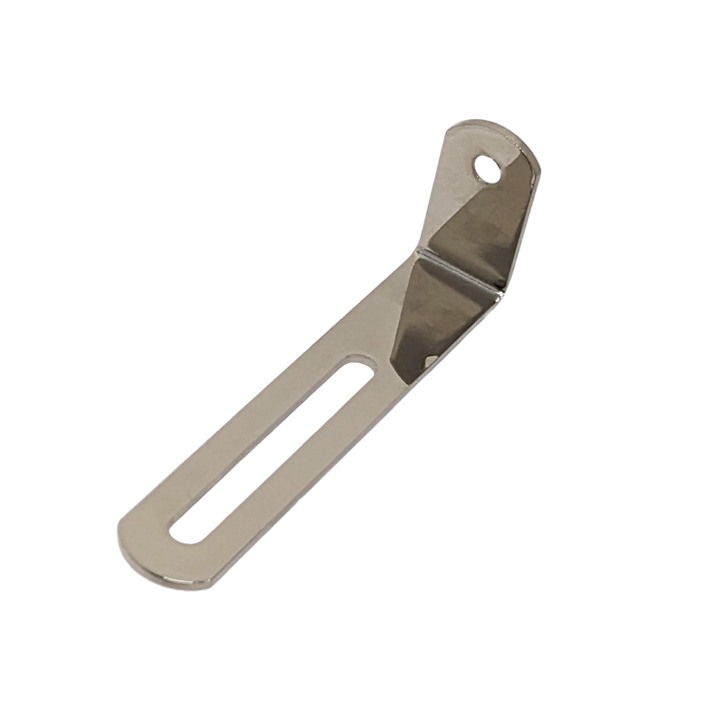 YJB PARTS LPピックガードブラケット ブラス製インチサイズ モダンスタイル ニッケル 【メール便送料無料】