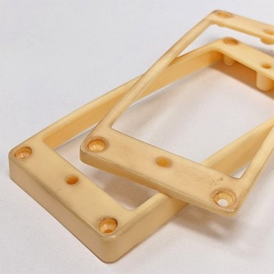 YJB PARTS エスカッション レリックアイボリー カーブドボトム (ビス付き) 【メール便対応】