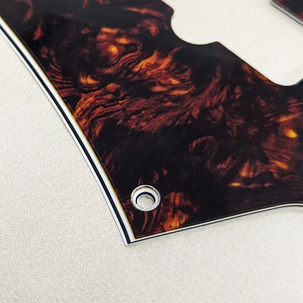 YJB PARTS】 JB60's ジャズベース用ピックガード 茶べっ甲4P(Classic