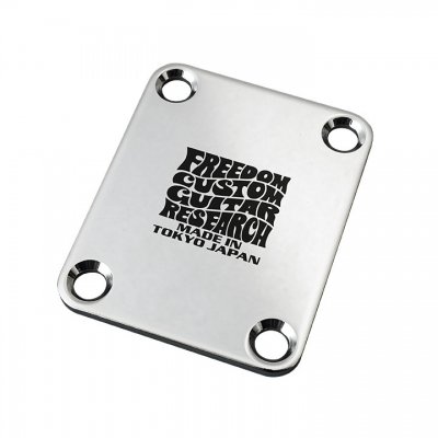ブラス製ネックプレート】 Freedom Tone Shift Plate 3mm厚 クローム