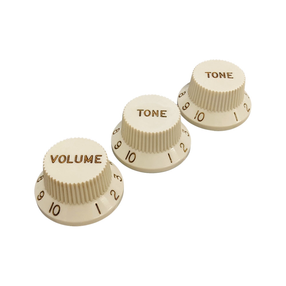 YJB PARTS】 ストラトノブセット(1V2T) Vintage Mint Ivory