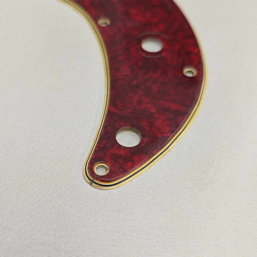 【YJB PARTS】 PB60's プレシジョンベース用ピックガード レリック赤べっ甲4P インチ 【宅配便A】