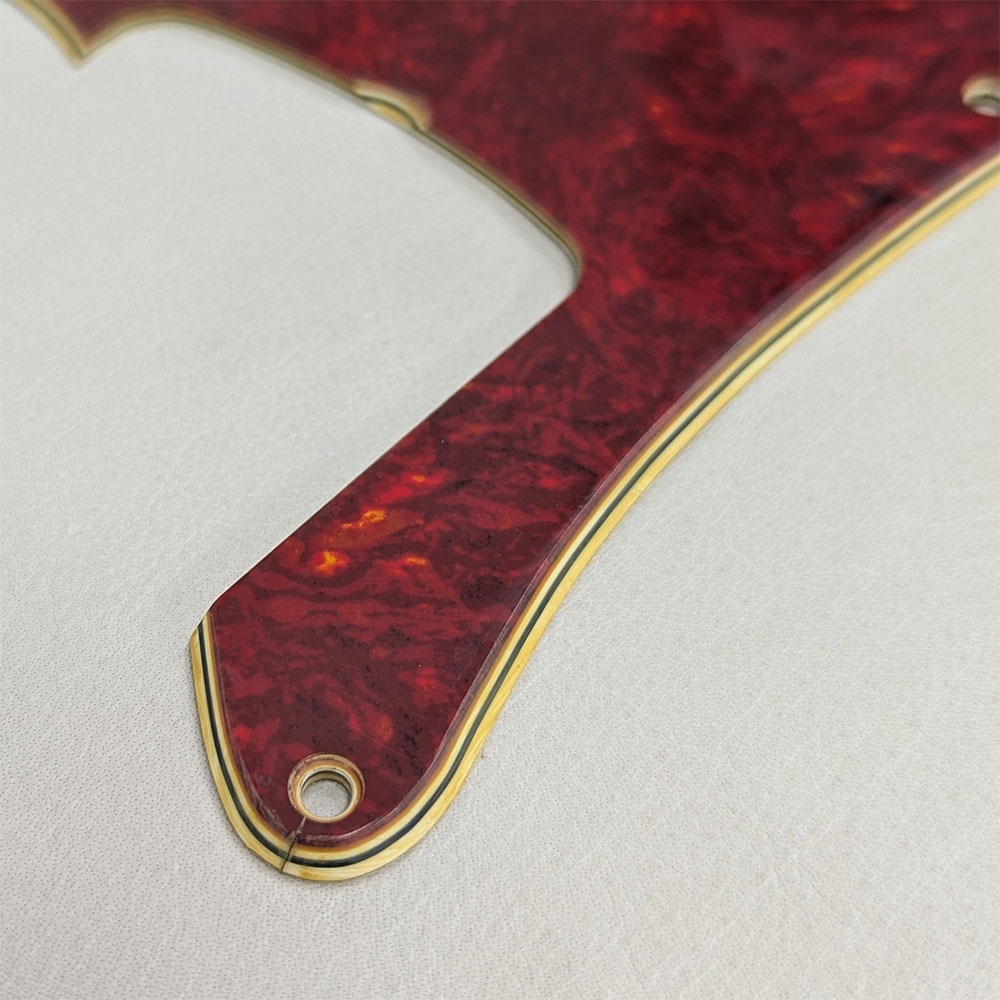 【YJB PARTS】 PB60's プレシジョンベース用ピックガード レリック赤べっ甲4P インチ 【宅配便A】