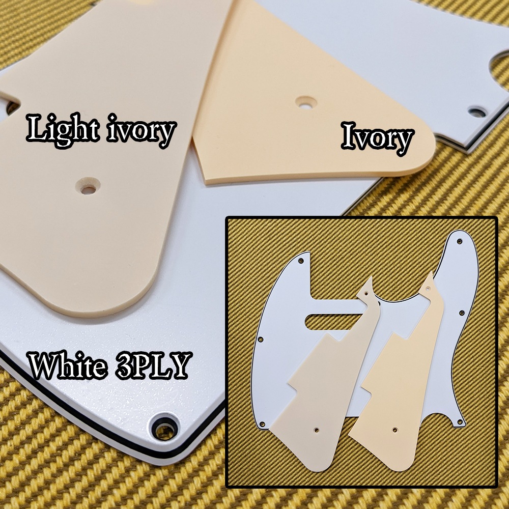 【YJB PARTS】 LP STD レスポールスタンダード用ピックガード ビンテージアイボリー1P インチ 【メール便送料無料】
