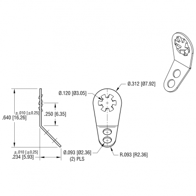 【YJB PARTS】 Keystone #7311 Lockwasher Terminal Lugs (アースラグ) 5pcs/set 【メール便対応】