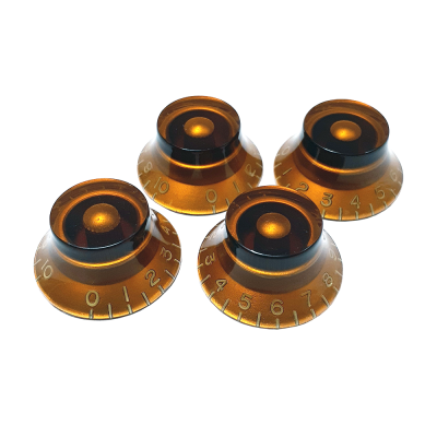 【国産】 YJB PARTS ハットノブ アンバー(エンボス文字) ミリ 4pcs/set 【メール便送料無料】