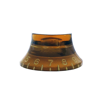 【国産】 YJB PARTS ハットノブ アンバー(エンボス文字) ミリ 4pcs/set 【メール便送料無料】