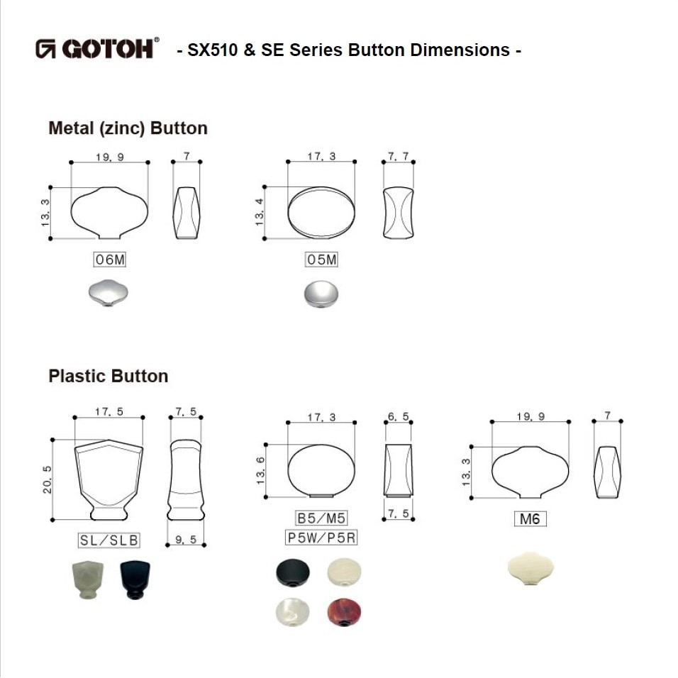 【取り寄せ】 GOTOH SE700-06M ニッケル/クローム/コスモブラック/ブラック/ゴールド 【ウェバリータイプ】 【宅配便A】