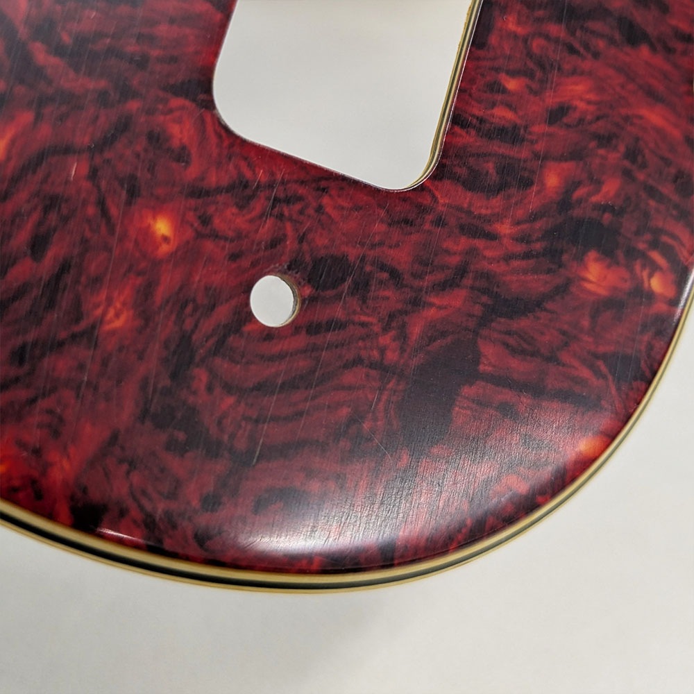 【YJB PARTS】 JB60's ジャズベース用ピックガード レリック赤べっ甲4P インチ 【宅配便A】