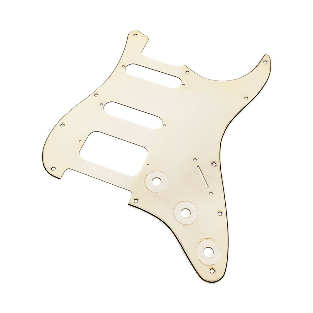 【YJB PARTS】 Fat-ST(SSH) ストラト用ピックガード レリックエイジドホワイト3P インチ 【メール便送料無料】