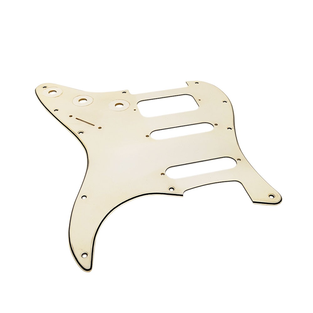 【YJB PARTS】 Fat-ST(SSH) ストラト用ピックガード レリックエイジドホワイト3P インチ 【メール便送料無料】