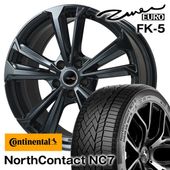 �����åɥ쥹��������ۥ�����1��ʬ���å� 225/55R18 102T XL Continental NorthContact NC7 & EURO ZWEI FK-5 �������֥�å� 18�����
