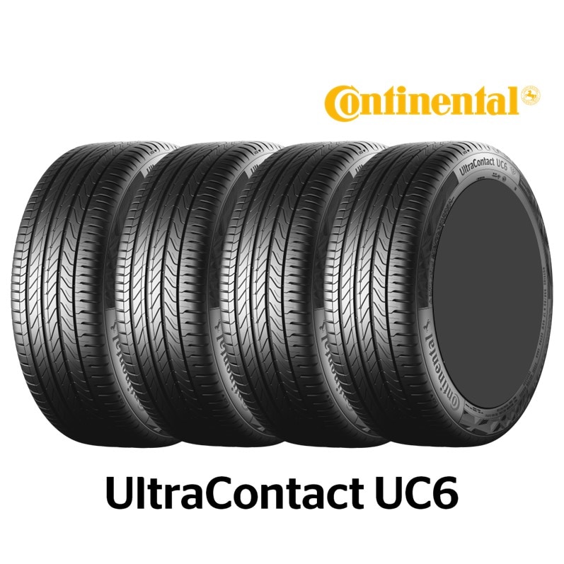 ��2026ǯ���� ���ޡ������� 4�ܥ��å� 215/45R17 91W XL Continental�ʥ�����ͥ󥿥�� UltraContact�ʥ���ȥ饳�󥿥��ȡ� UC6������͢���ʡۡʥͥåȸ����ò���