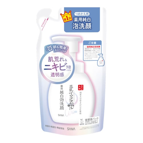 常盤薬品]SANA(サナ) なめらか本舗 薬用泡洗顔 詰替え 180ml | 洗顔