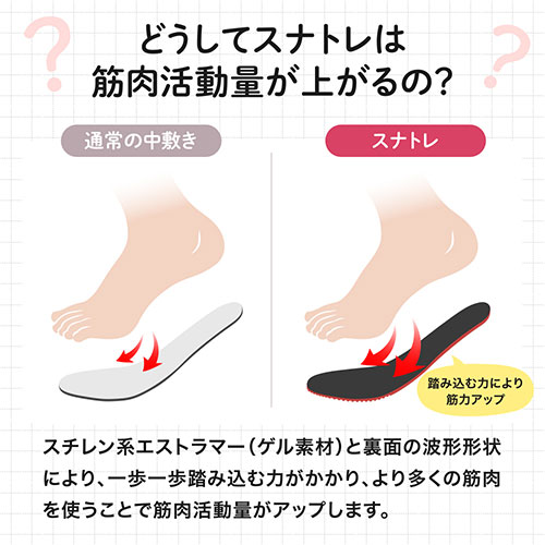 □ポスト投函□スナトレ スラリアップ インソール Lサイズ