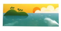 UP WITH PAPER ポップアップ グリーティングカード 【Island Escape】
