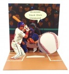 UP WITH PAPER ポップアップ グリーティングカード 【Baseball】|ポップアップカード|グリーティングカード