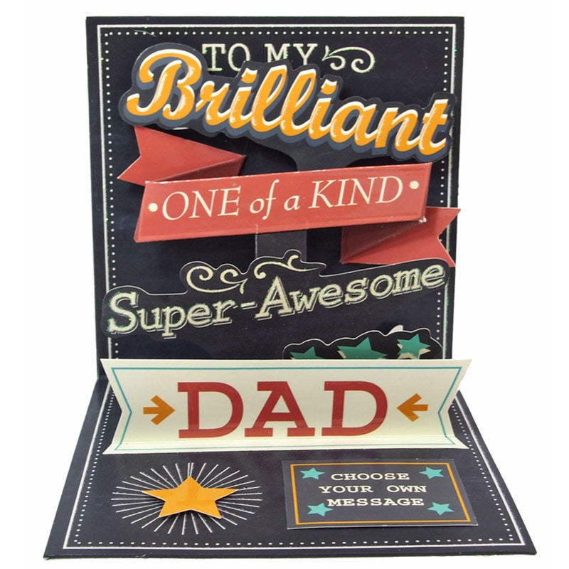 UP WITH PAPER ポップアップ グリーティングカード 【Brilliant Dad!】