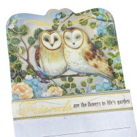 Punch Studio リストパッド マグネット付き 【二羽のふくろう】